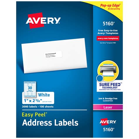 Avery® Easy Peel Address Labels | Strickly Supplies